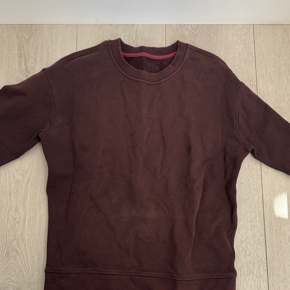 lululemon athletica Men's Dark Brown Crewneck Sweater